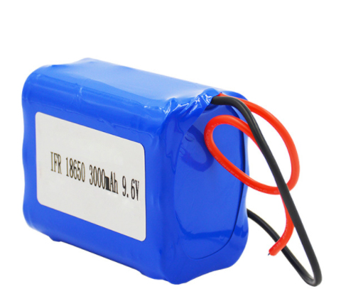 9.6V 3000mah 18650 lifepo4 battery pack for cameral and lgiths